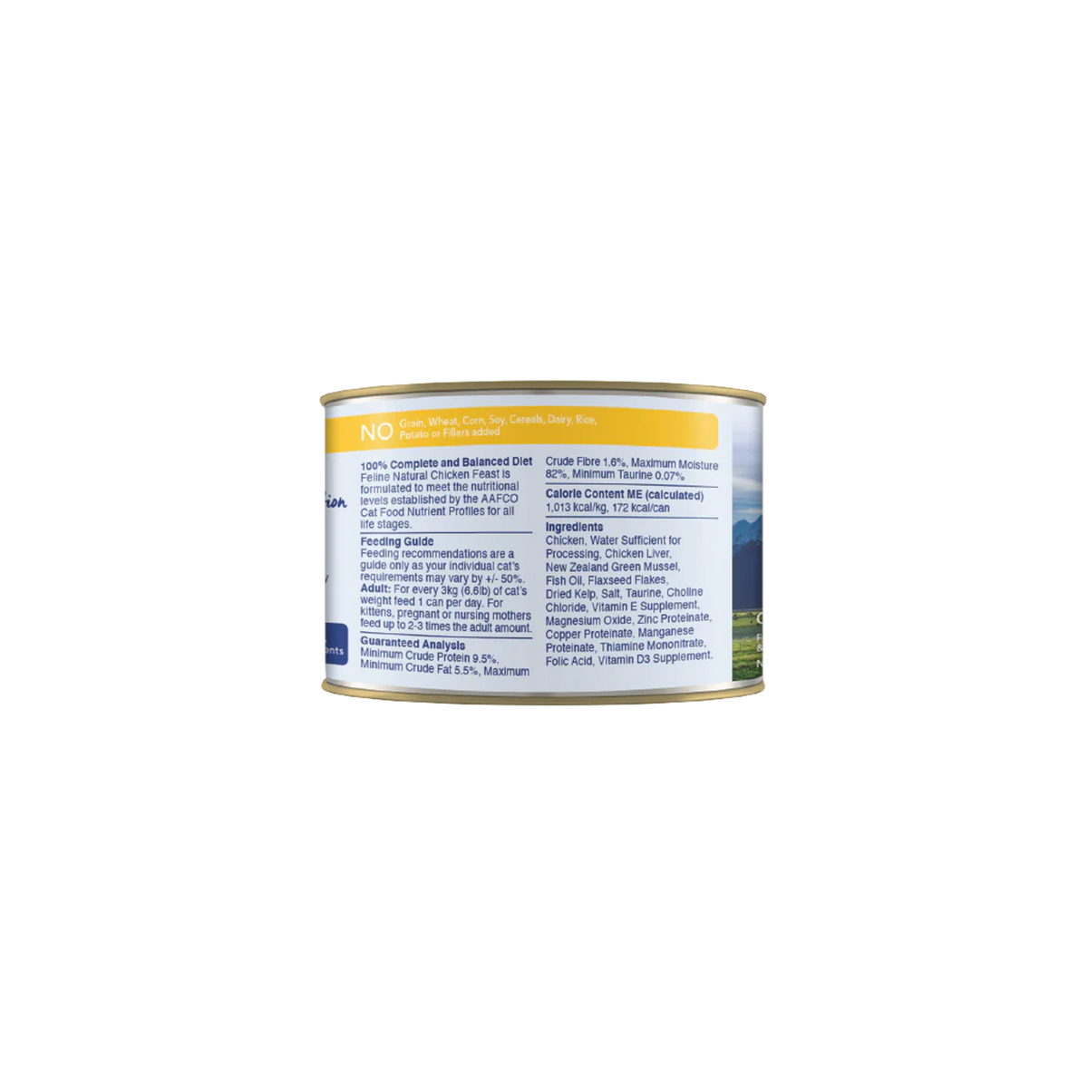 Feline Natural Grain Free Chicken Feast Canned Cat Food