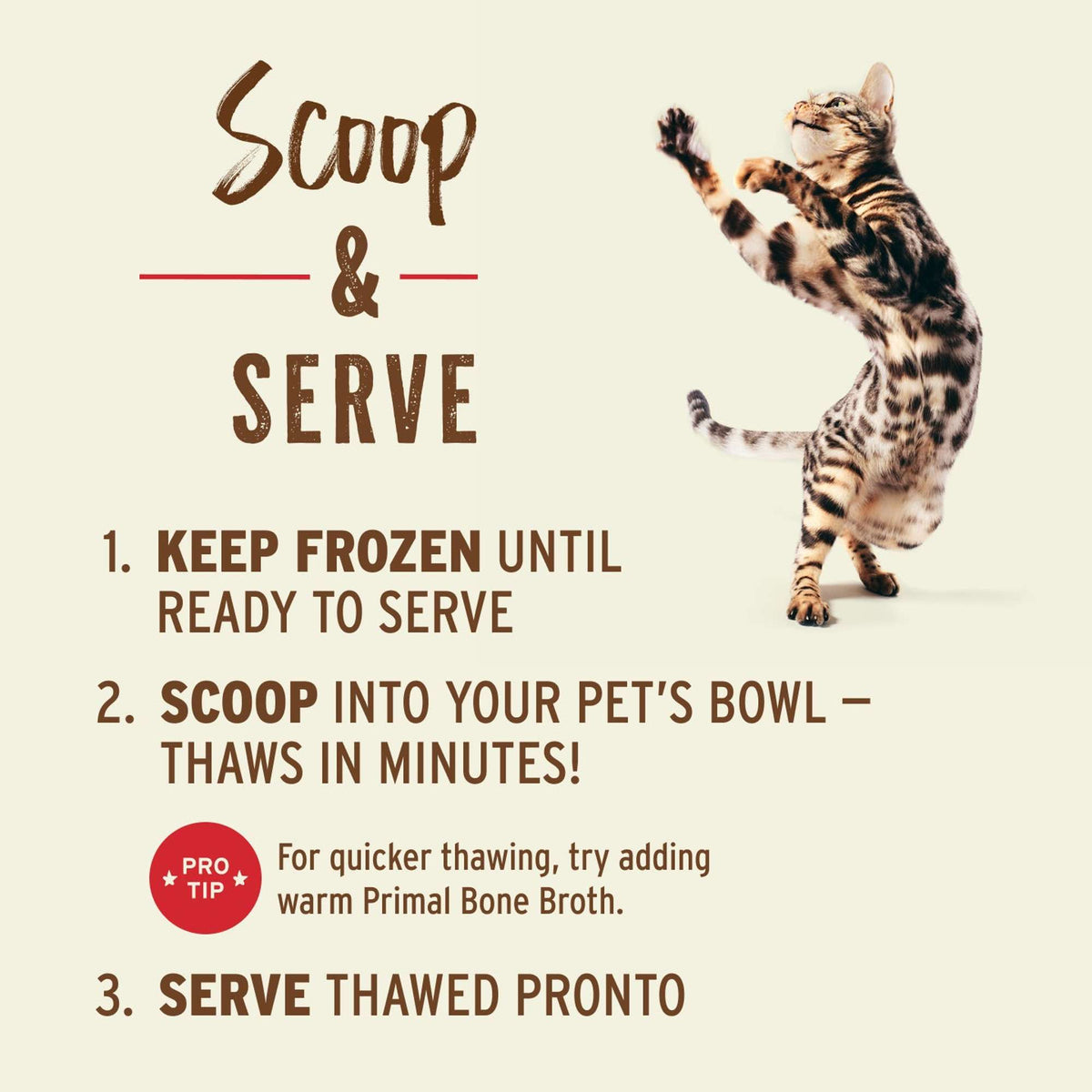 Primal Frozen Pronto Pork Raw Cat Food