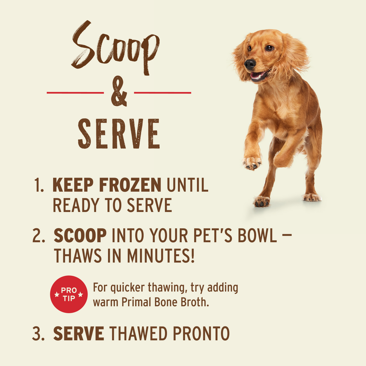 Primal Frozen Pronto Turkey &amp; Sardine Raw Dog Food