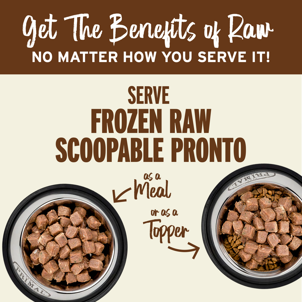 Primal Frozen Pronto Pork Raw Cat Food