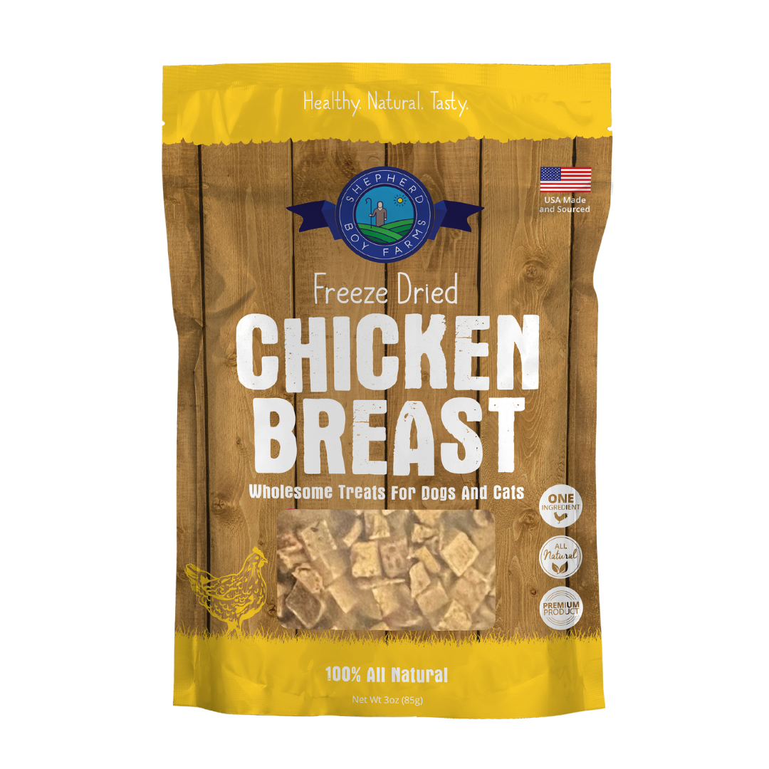 Shepherd Boy Farms Freeze-Dried Chicken Breast Dog & Cat Treats