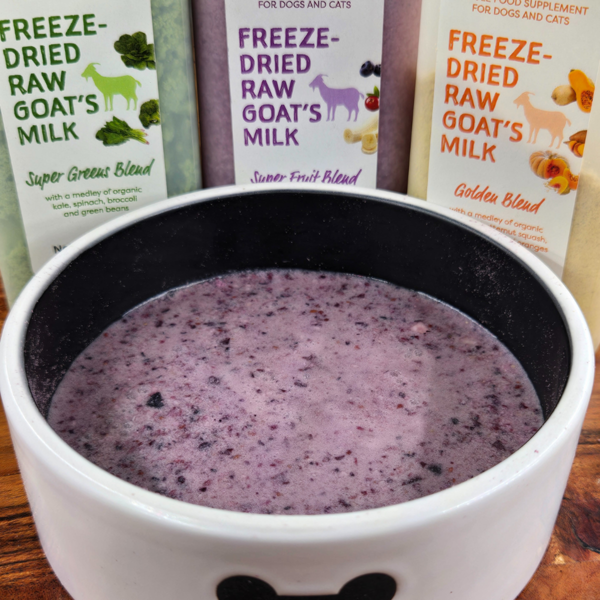 Shepherd Boy Farms Freeze-Dried Raw Goat Milk - Super Fruit Blend for Dogs