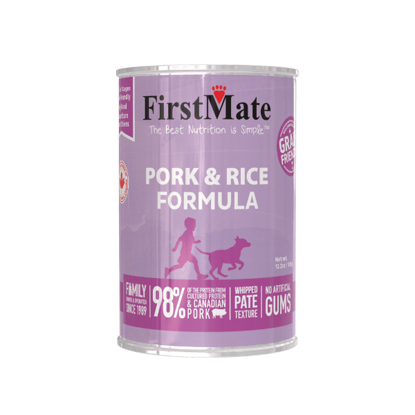 FirstMate Pork and Rice Formula Canned Dog Food