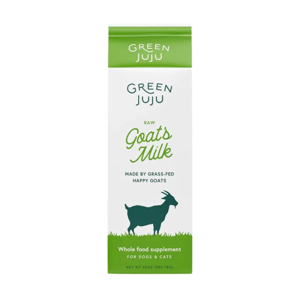 Green Juju Raw Goat&#39;s Milk Frozen Dog &amp; Cat Supplement