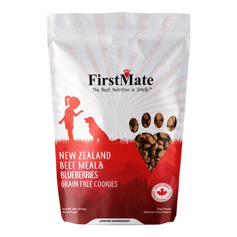FirstMate Beef Meal &amp; Blueberries Dog Treats