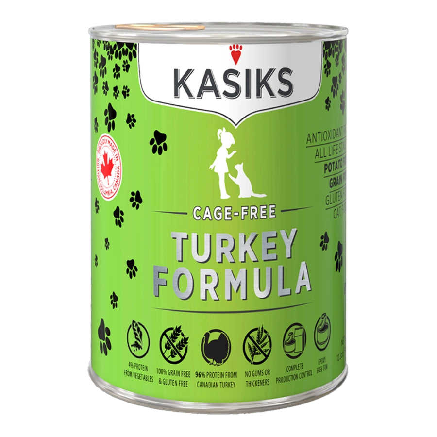 Kasiks Cage-Free Turkey Formula Canned Cat Food