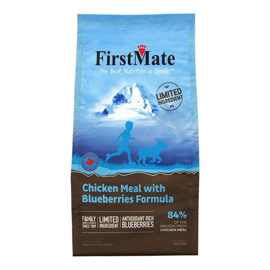 FirstMate Limited Ingredient Chicken Meal with Blueberries Formula Dog Food