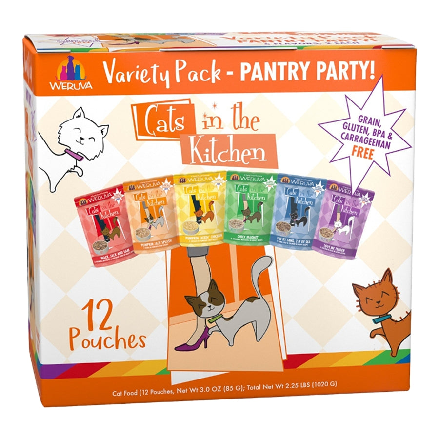 Cats In the Kitchen Pantry Party! Variety Pack Pouch