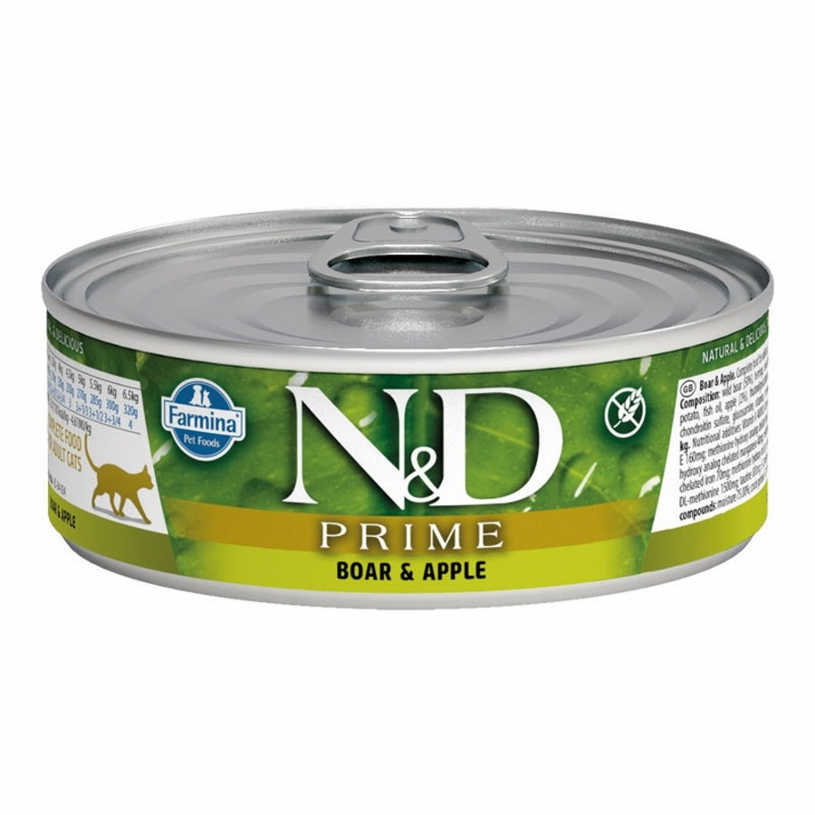 Farmina N&D Prime Grain Free Boar & Apple Canned Cat Food