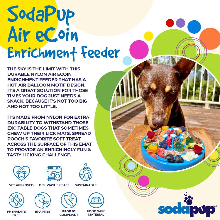 SodaPup Air Nylon eCoin Durable Enrichment Feeder Snacking Coin