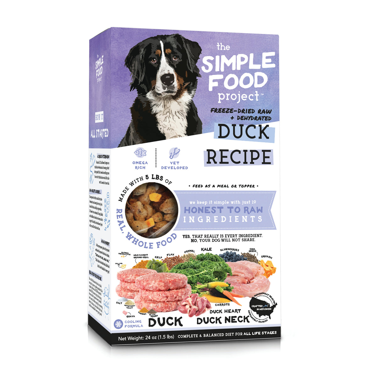 The Simple Food Project Duck Freeze-Dried Dog Food