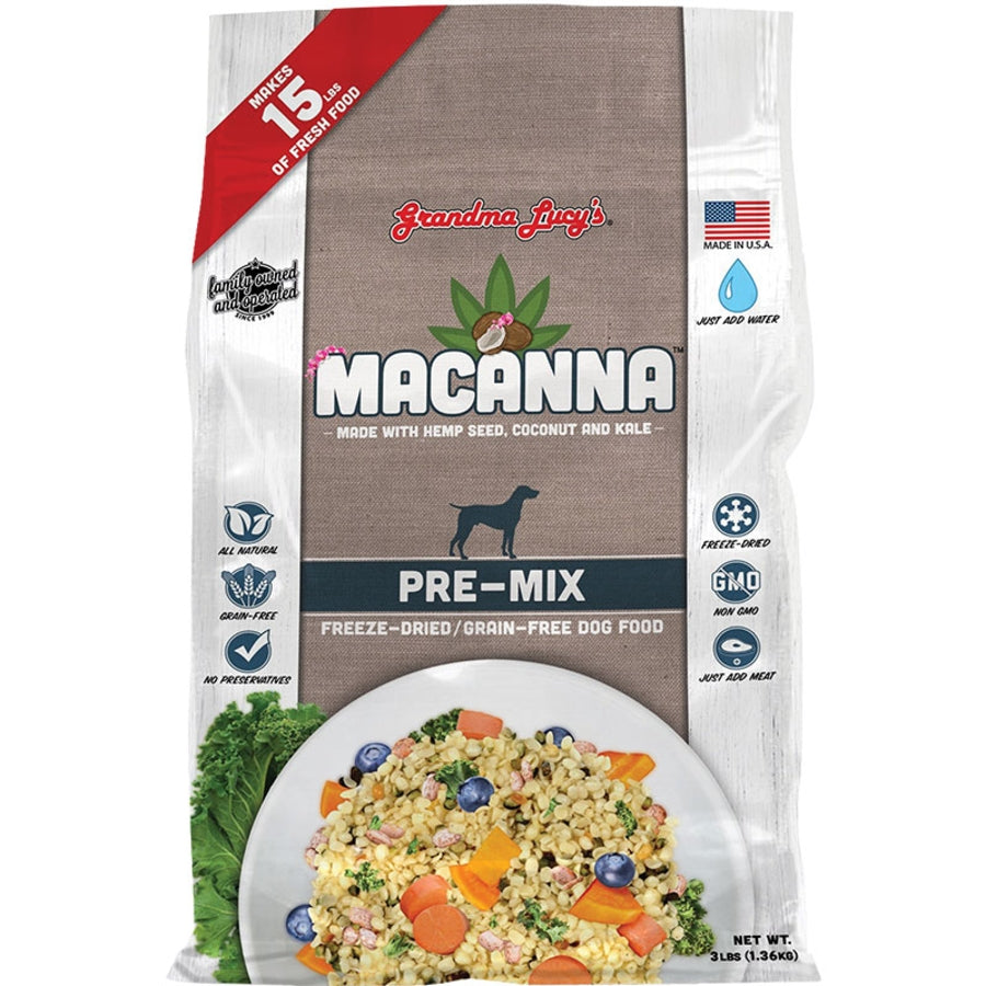 Grandma Lucy's Macanna Freeze-Dried Pre-Mix Dog Food