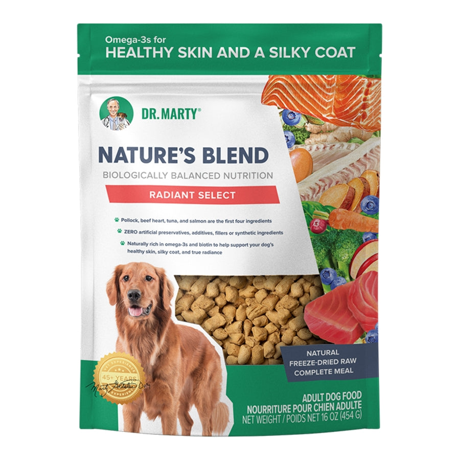 Dr. Marty Freeze-Dried Raw Nature&#39;s Blend Radiant Select Dog Food