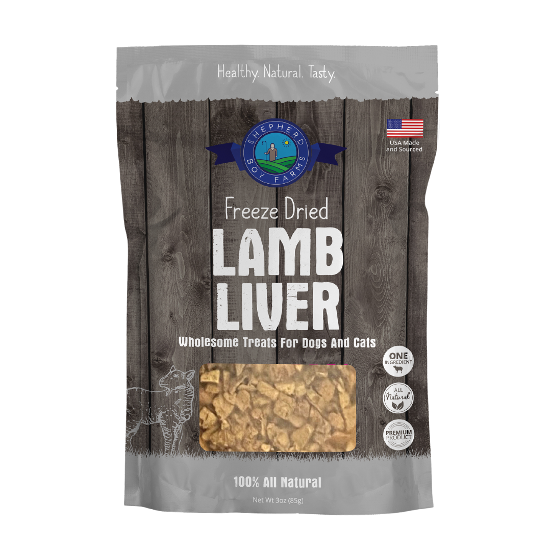 Shepherd Boy Farms Freeze-Dried Lamb Liver Dog & Cat Treats