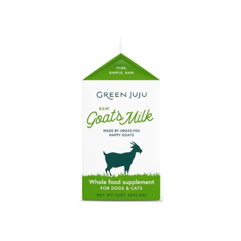 Green Juju Raw Goat&#39;s Milk Frozen Dog &amp; Cat Supplement