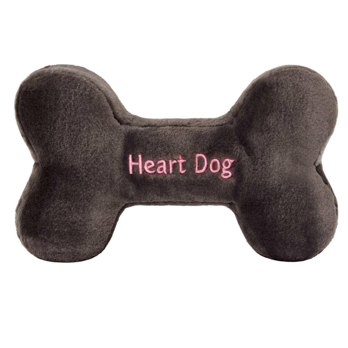 Fluff &amp; Tuff Heart Dog Bone Dog Toy