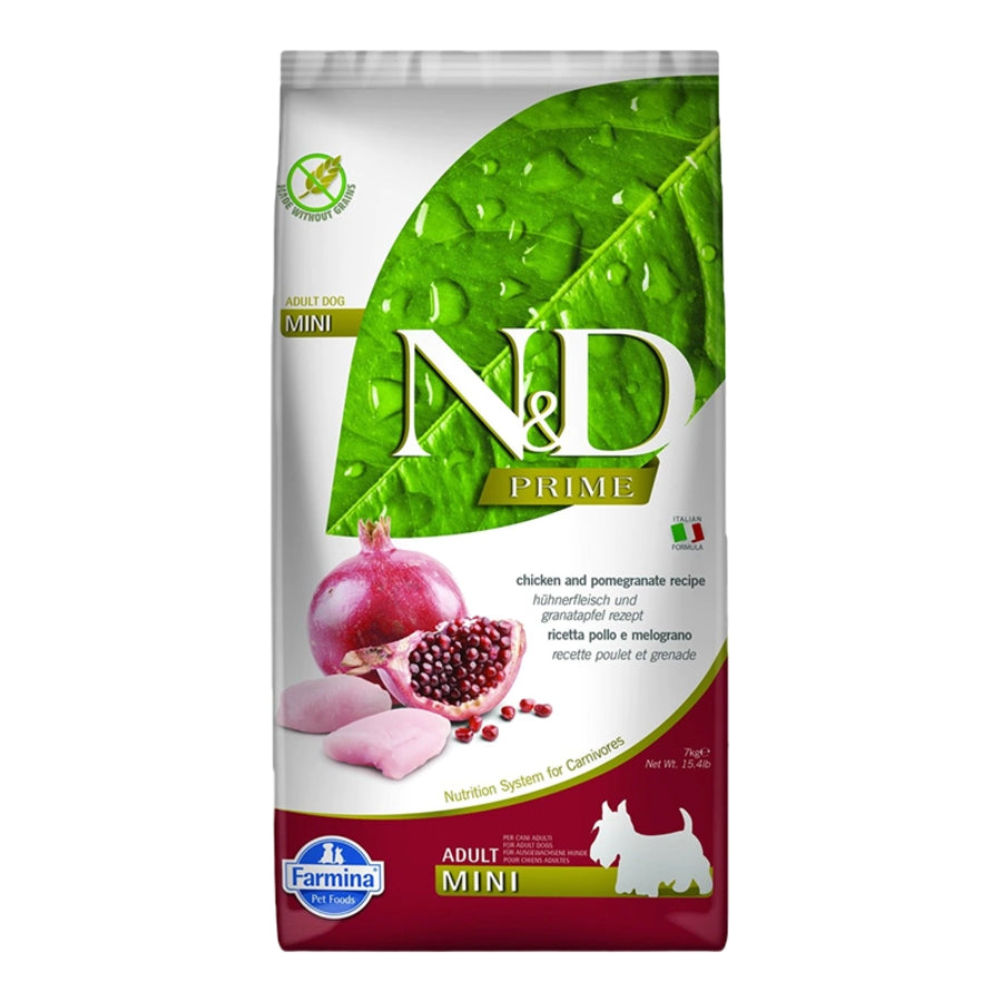 Farmina N&D Prime Grain Free Chicken & Pomegranate Mini Dog Food
