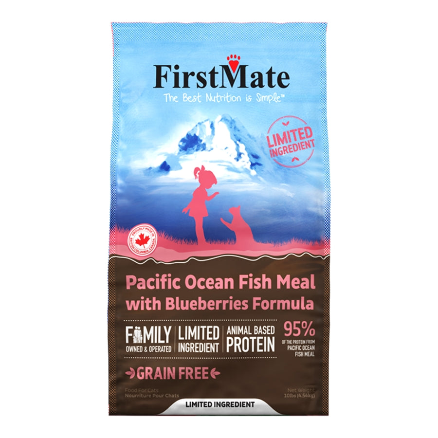 FirstMate Pacific Ocean Fish Meal With Blueberries Formula Cat Food