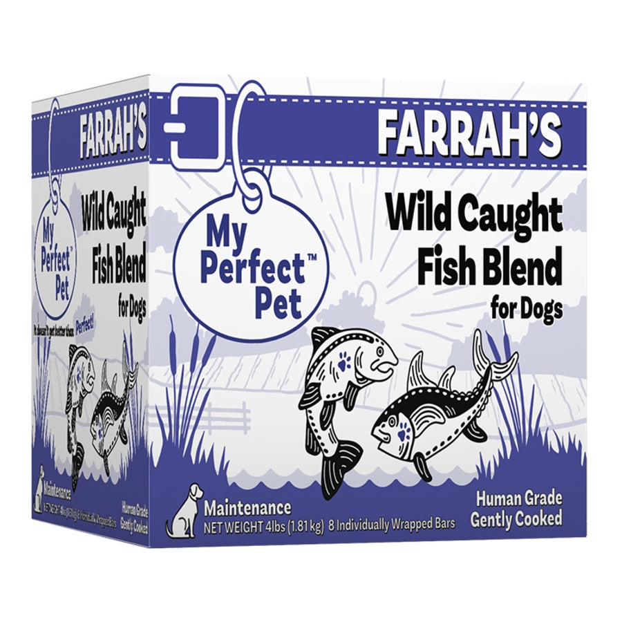 My Perfect Pet Gently Cooked Grain Free Farrah&#39;s Wild Caught Fish Blend Frozen Dog Food