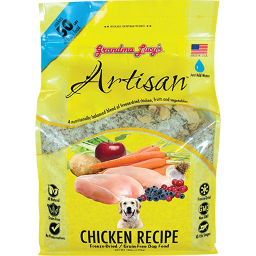 Grandma Lucy's Artisan Freeze-Dried Chicken Recipe Dog Food