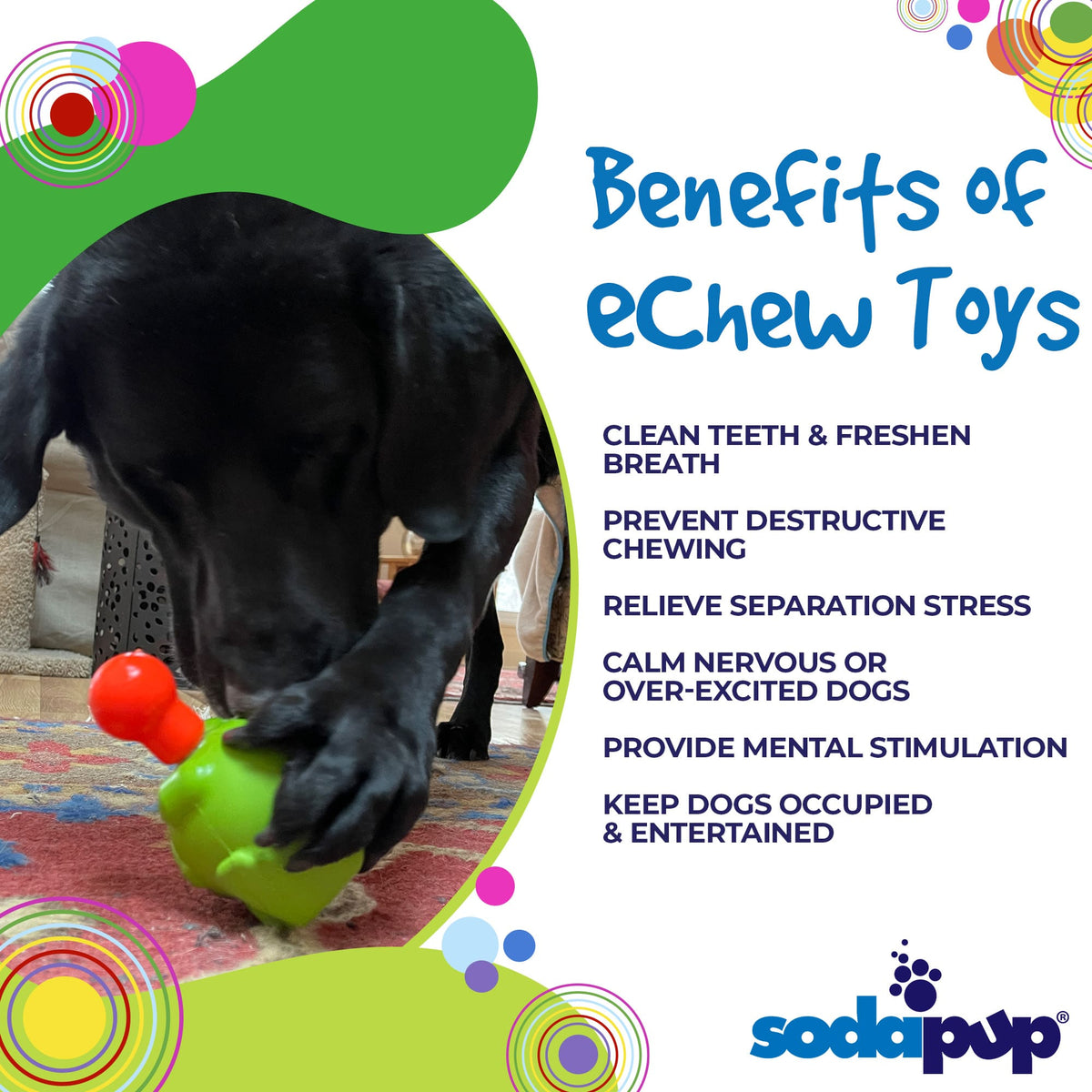 SodaPup Unstoppables Chewers for SodaPup Rubber Treat Dispensers