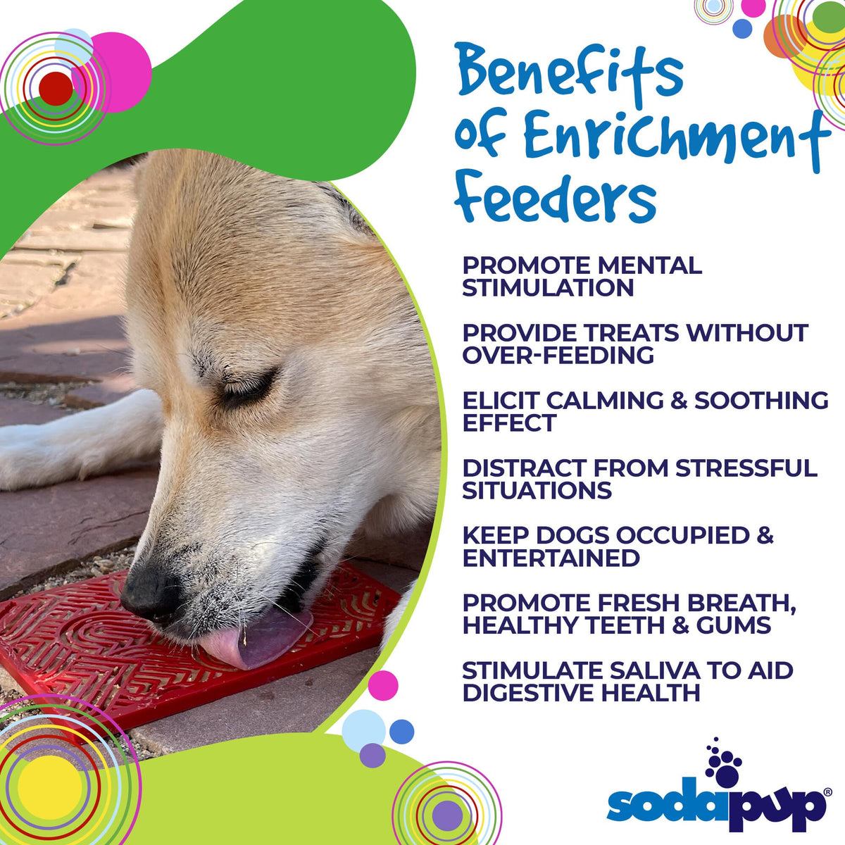 SodaPup Heart Design "Love" eMat Lick Mat