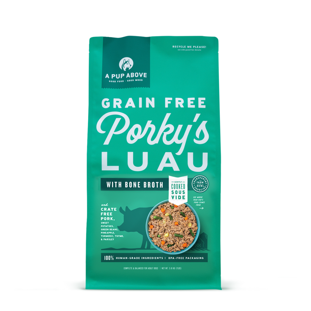 A Pup Above Grain Free Porky&#39;s Luau Gently Cooked Frozen Dog Food