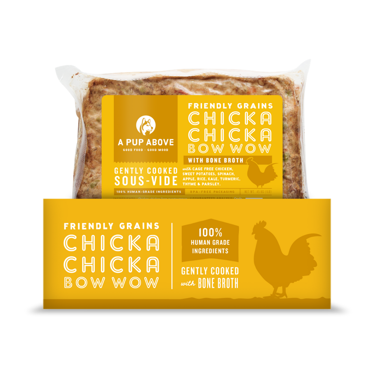 A Pup Above Chicka Chicka Bow Wow Gently Cooked Frozen Dog Food