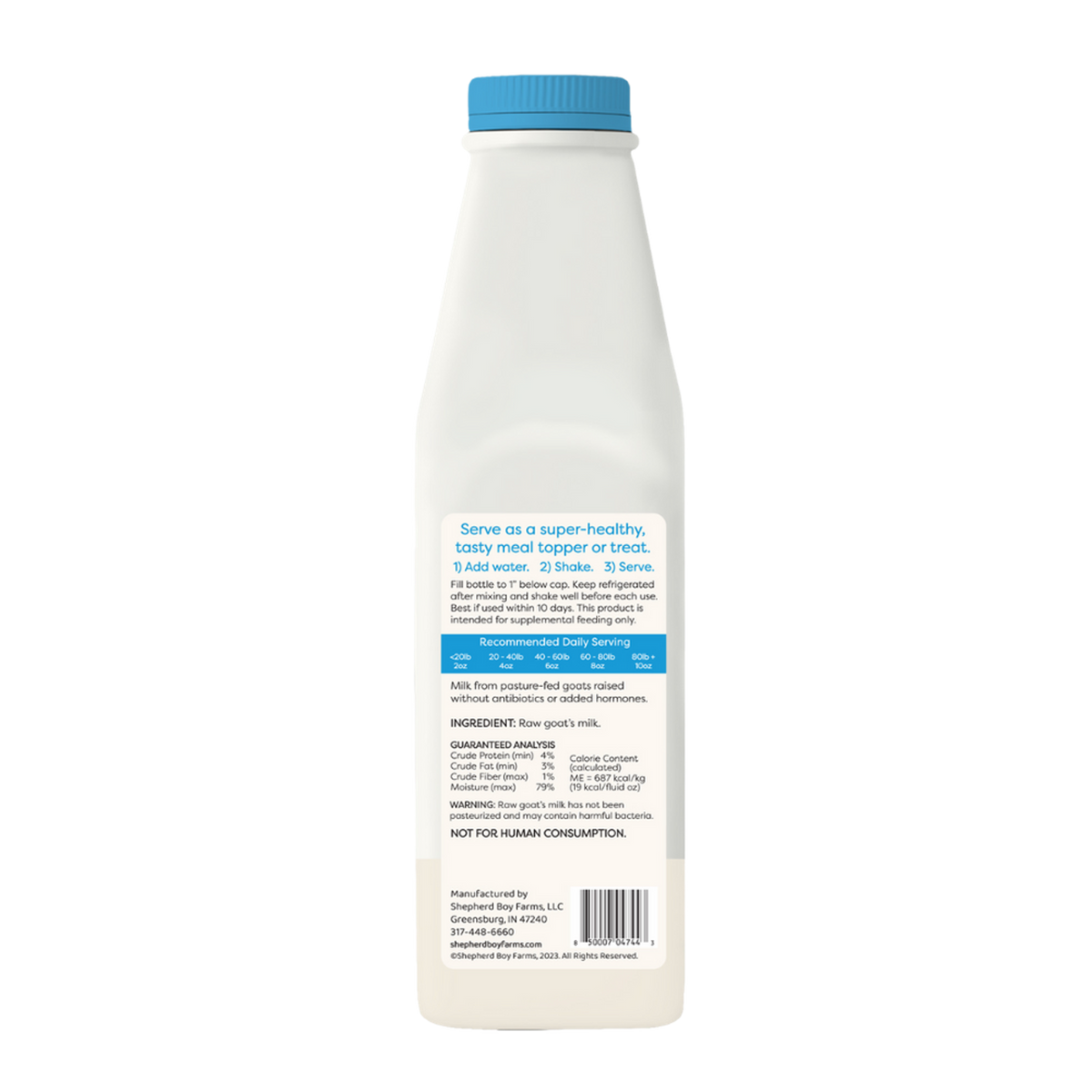 Shepherd Boy Farms Freeze-Dried Raw Goat Milk - Classic for Dogs & Cats