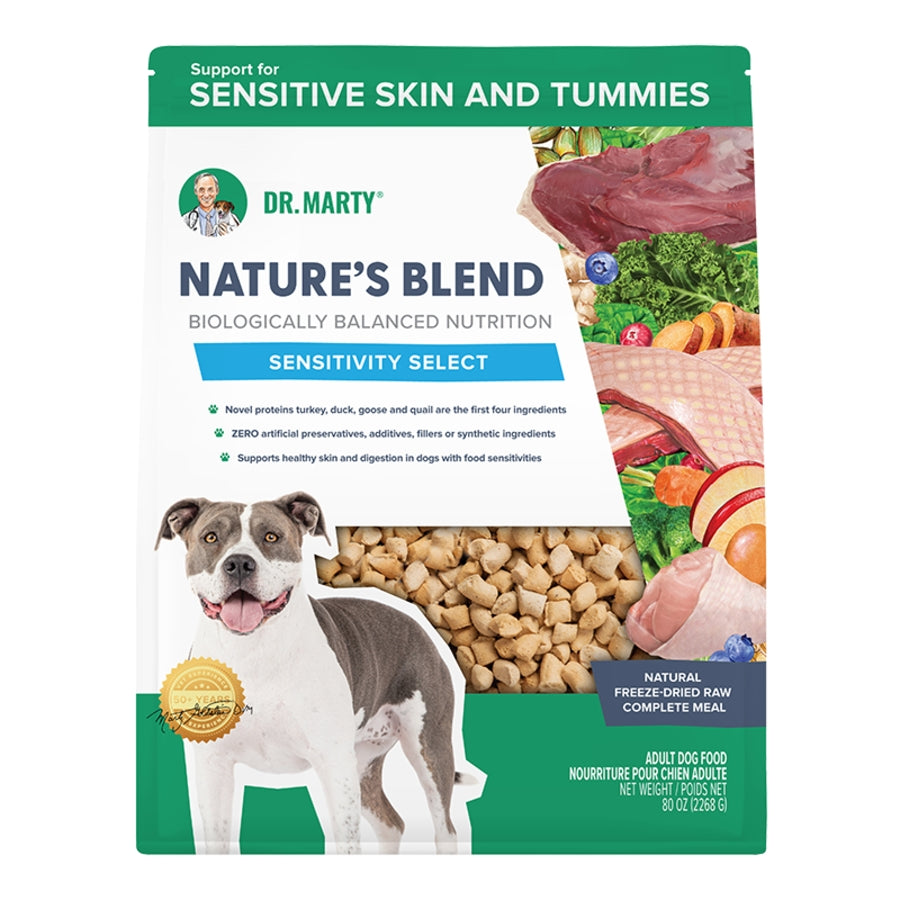 Dr. Marty Freeze-Dried Raw Nature&#39;s Blend Sensitivity Select Dog Food
