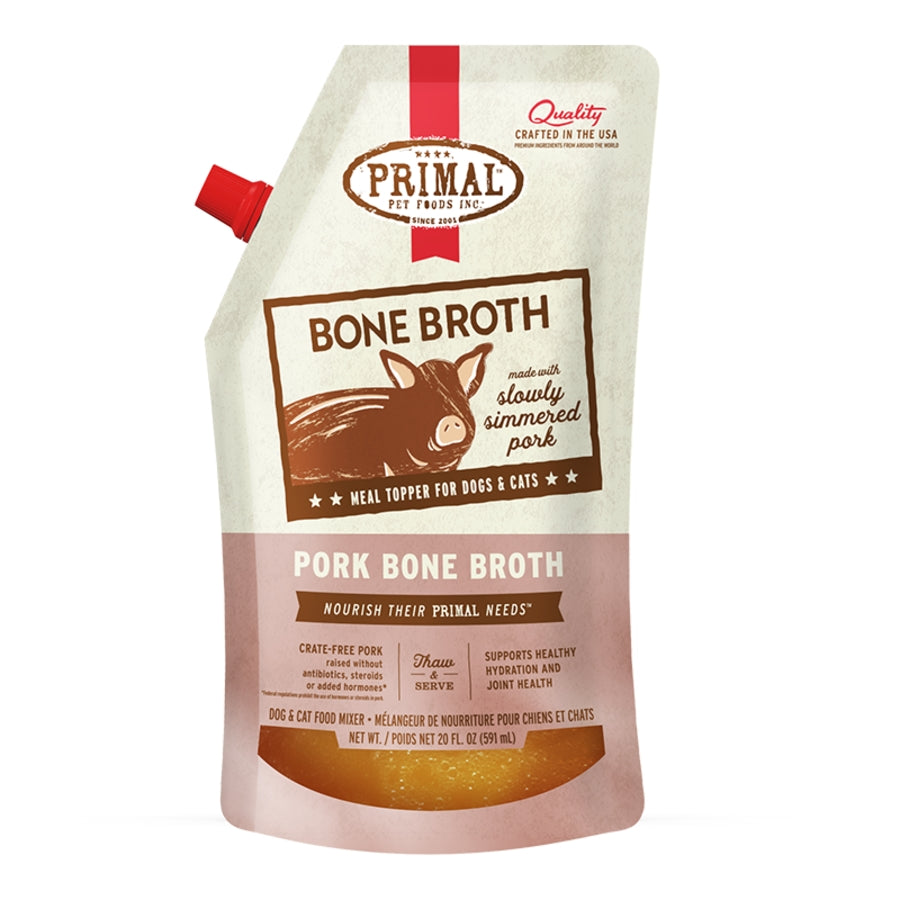 Primal Dog &amp; Cat Frozen Pork Bone Broth