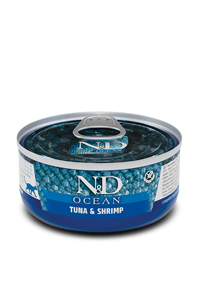 Farmina N&D Ocean Grain Free Tuna & Shrimp Canned Cat Food