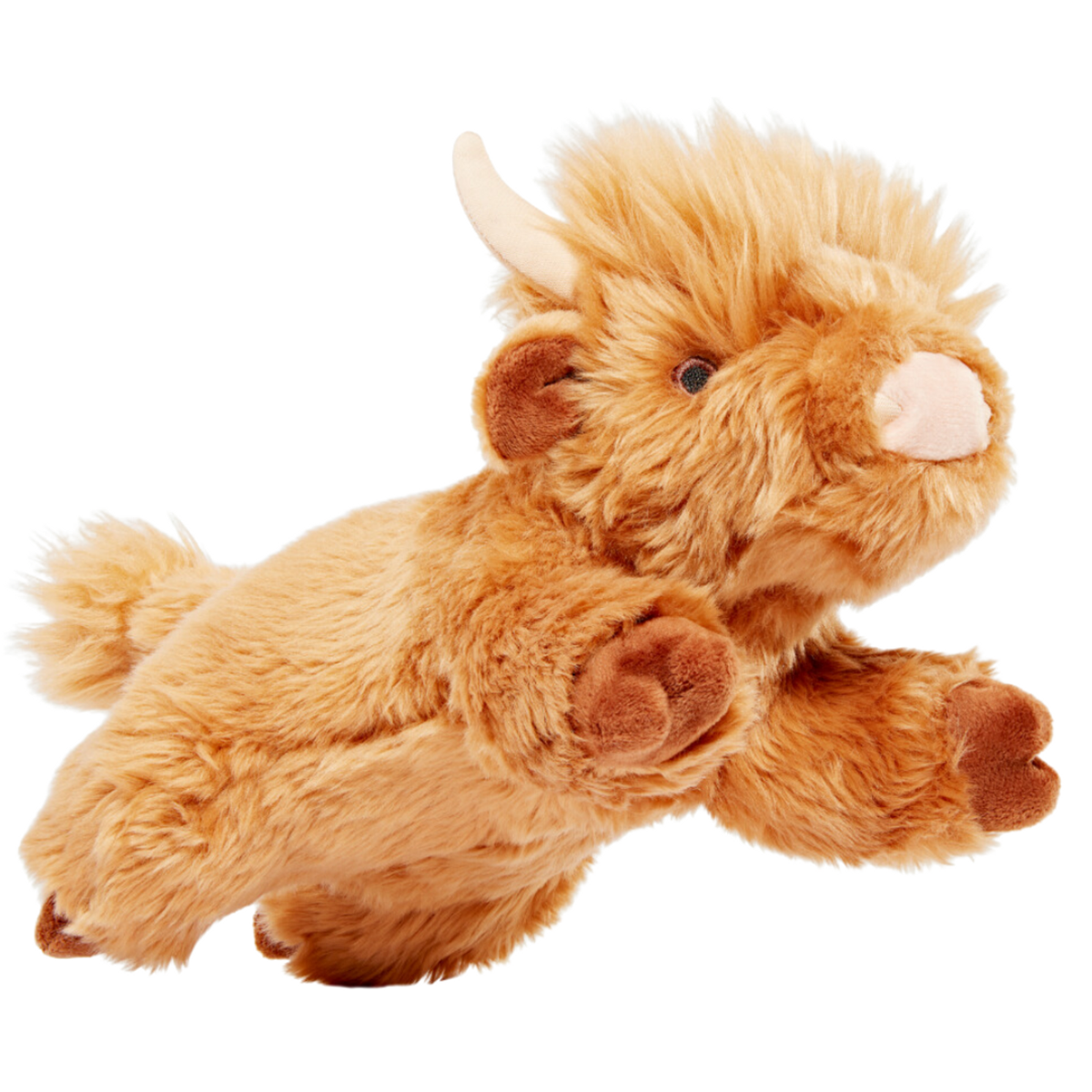 Fluff &amp; Tuff Shaggy the Highland Cow Dog Toy