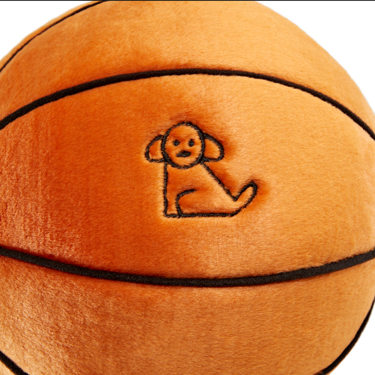 Fluff & Tuff Basketball Dog Toy