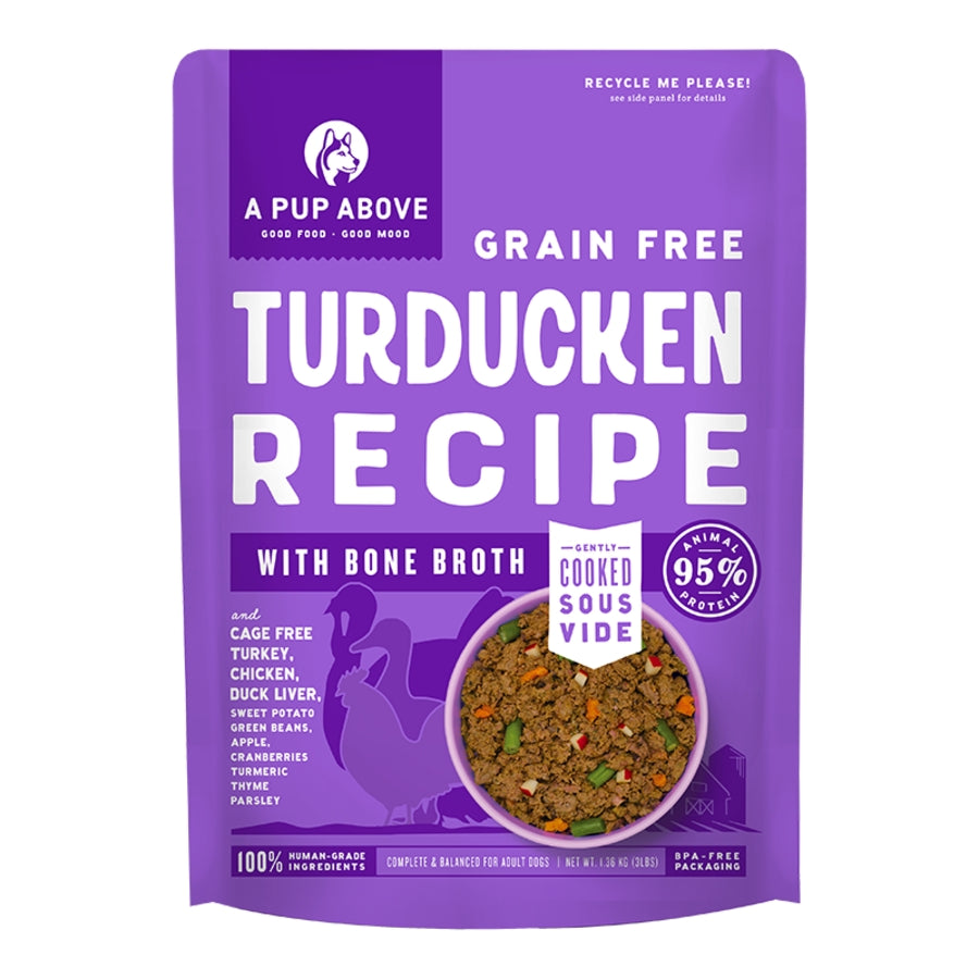 A Pup Above Turducken Gently Cooked Frozen Dog Food
