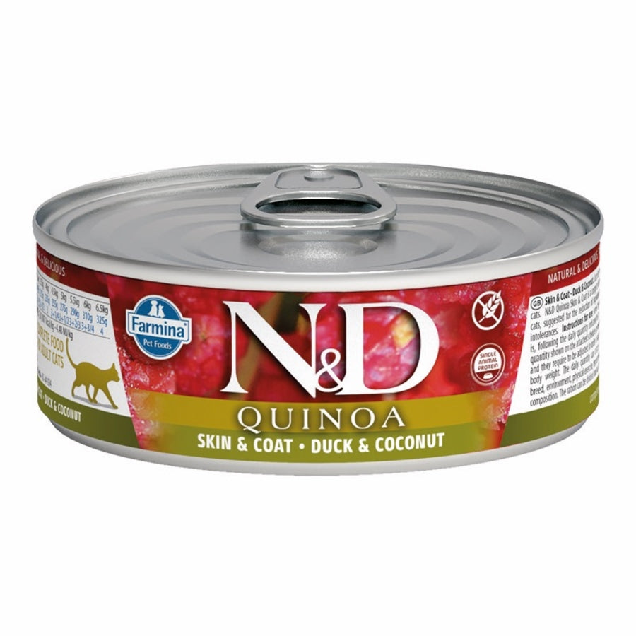 Farmina N&D Quinoa Grain Free Skin & Coat Duck & Coconut Canned Cat Food