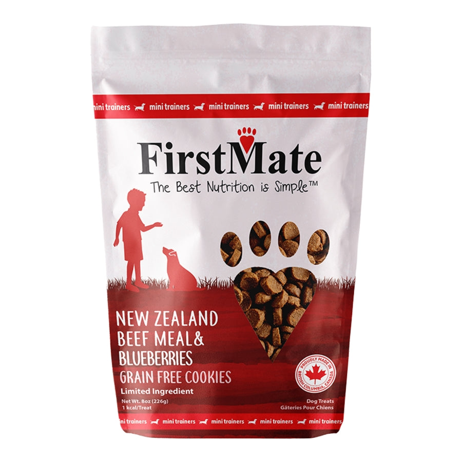 FirstMate Beef Meal &amp; Blueberries Dog Treats