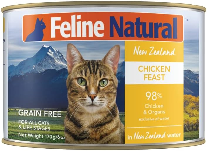 Feline Natural Grain Free Chicken Feast Canned Cat Food