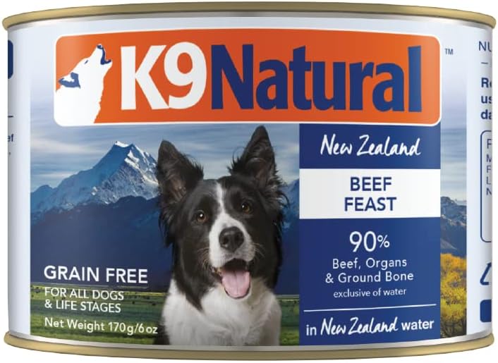 K9 Natural Grain Free Beef Feast Canned Dog Food