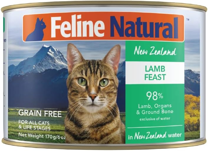 Feline Natural Grain Free Lamb Feast Canned Cat Food
