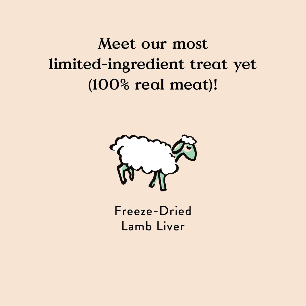 Bocce&#39;s Bakery Freeze-Dried Lamb Liver Dog Treats