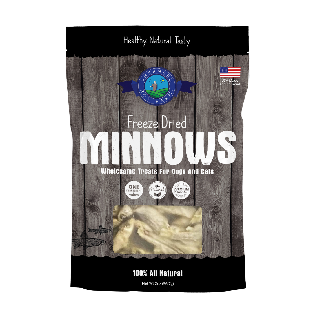 Shepherd Boy Farms Freeze-Dried Minnow Dog & Cat Treats
