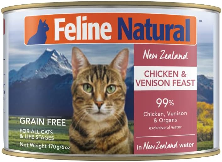 Feline Natural Grain Free Chicken &amp; Venison Feast Canned Cat Food
