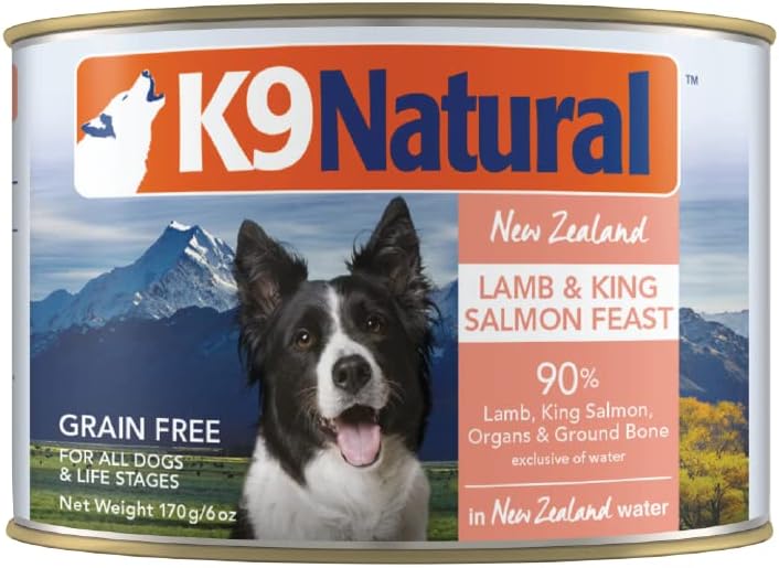 K9 Natural Grain Free Lamb &amp; King Salmon Feast Canned Dog Food
