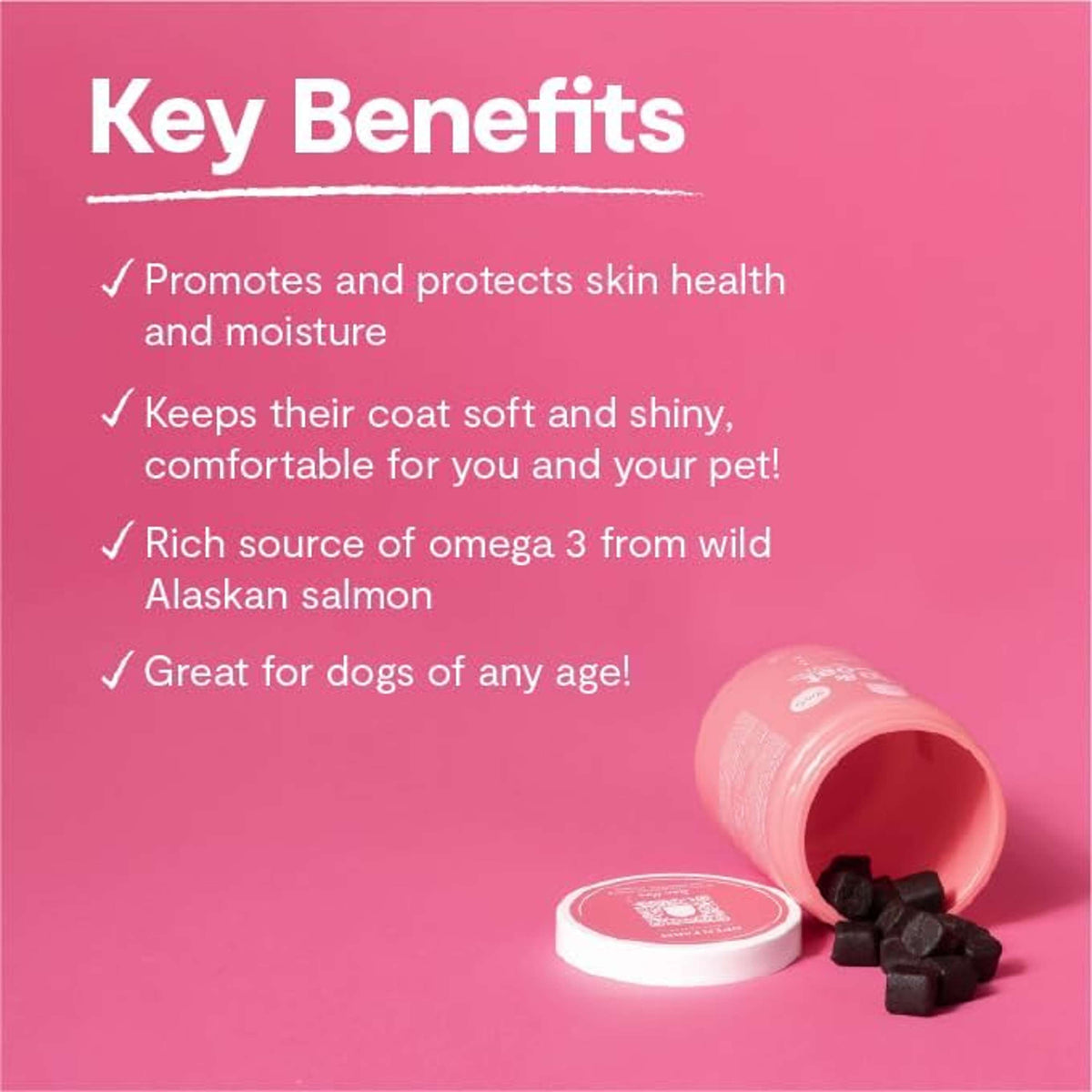 Open Farm Skin &amp; Coat Dog Supplement Chews
