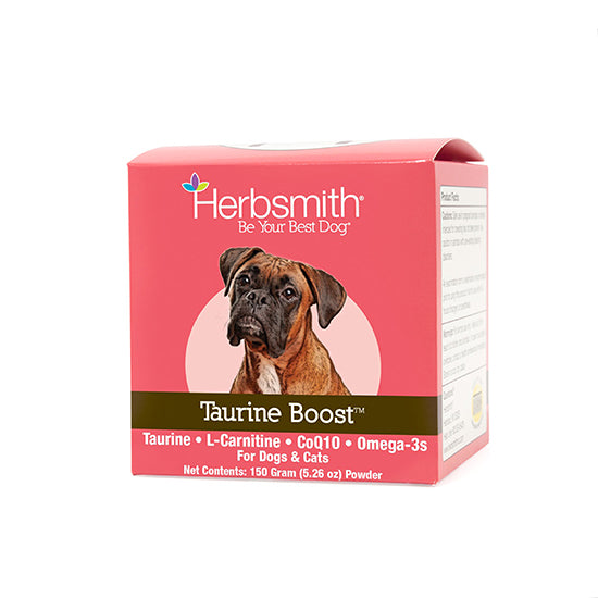 Herbsmith Taurine Boost Taurine, L-Carnitine, Omega 3&#39;s &amp; CoQ10 Dog &amp; Cat Supplement