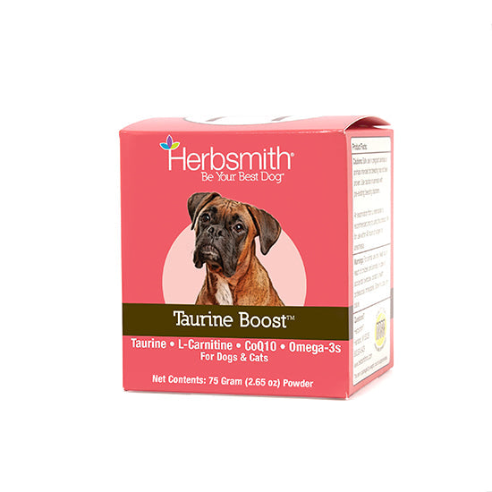 Herbsmith Taurine Boost Taurine, L-Carnitine, Omega 3&#39;s &amp; CoQ10 Dog &amp; Cat Supplement