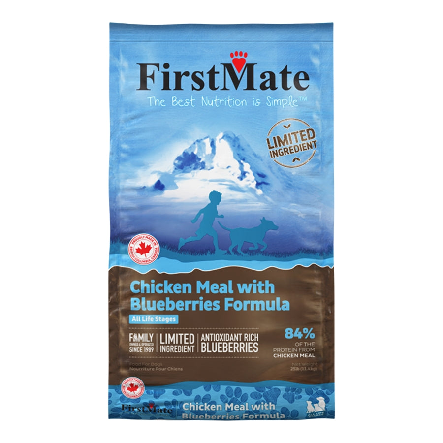 FirstMate Limited Ingredient Chicken Meal with Blueberries Formula Dog Food