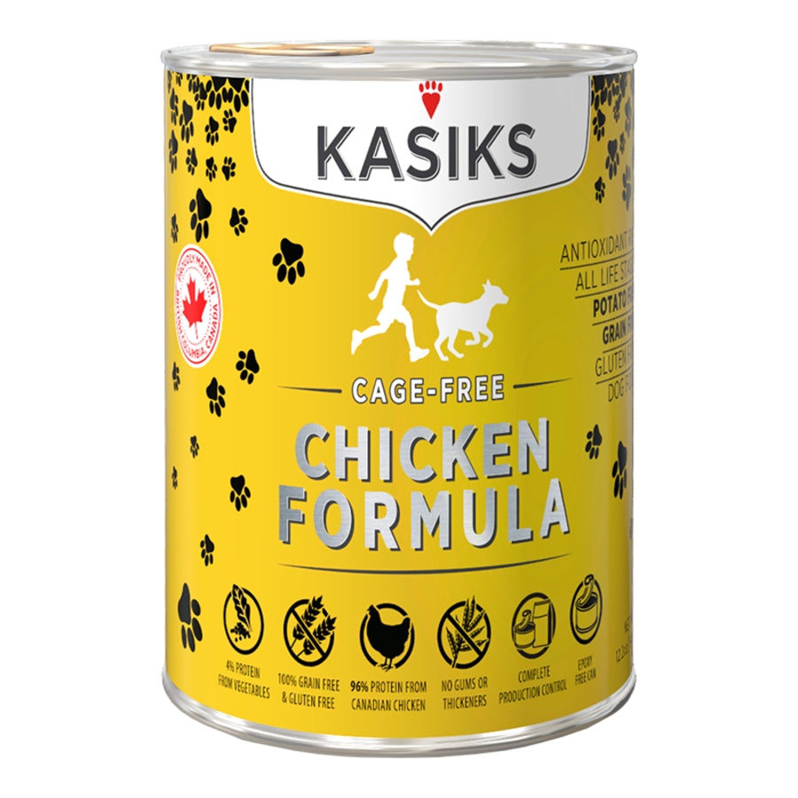 Kasiks Cage-Free Chicken Formula Canned Dog Food