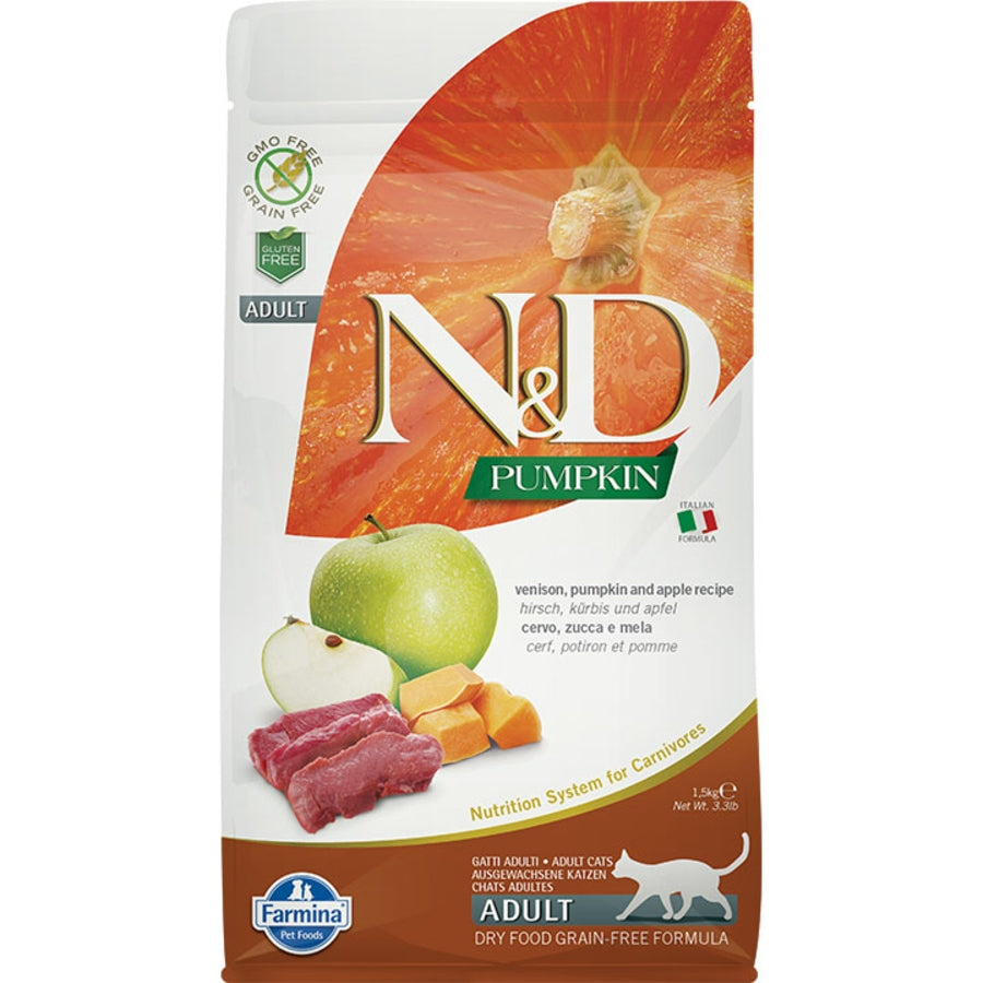 Farmina N&D Pumpkin Grain Free Venison & Apple Cat Food